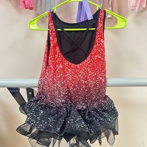 Brand new, Weissman dance costume! Red & Black Jazz!